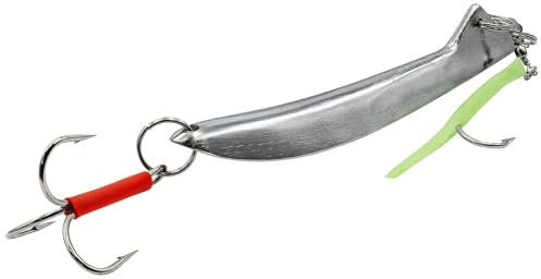 Team Deep Sea Norway Bomb Special Pilker mit Gummi-Makk - Bleifrei für umweltbewusstes Angeln (200, Gramm)