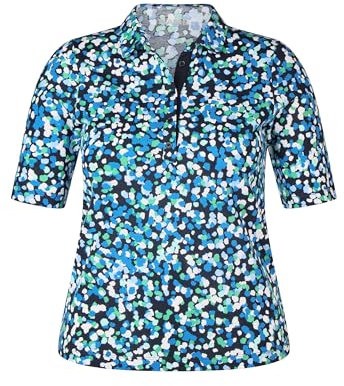 Rabe T-Shirt Gemustert - Polokragen, Kurzarm