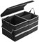 Justech Organizador de Maleteros Coche,Caja de Almacenamiento Plegable con Tapa,Base Antideslizante,Banda reflectante,50L Gran Volumen(Nergo)