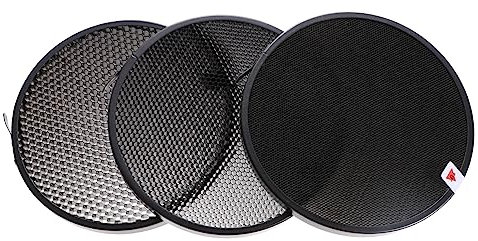 Homoyoyo Wabengitter Für Blitz Fotografie Diffusor Honeycomb Grid Für Stroboskoplicht Reflektor Lichtstrahl Befestigungsfeder