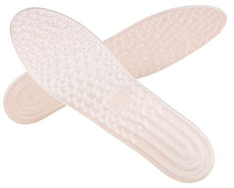 FOMIYES Aufblasbare Schuheinlage Aus Tpu Atmungsaktives Fußpolster Für Reisen Training Und Laufen Bequeme Einlegesohlen Weiß