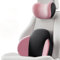 LMYSLCDW Kopfstütze Taille Kissen Set für BMW X3 E83 2004-2010,Komfort Weich Memory Foam Lendenwirbelstützkissen und Nackenkissen Auto Zubehör,B
