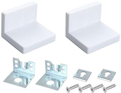 Lot de 2 suspensions d'armoire - Fixation murale - De qualité supérieure et durable - Pour installation et entretien à la maison - Accessoires de maison de qualité supérieure pour la cuisine et