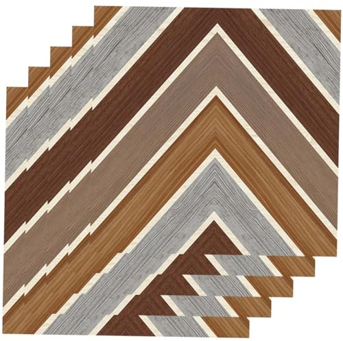 3 Sätze Bodenaufkleber Vinyl Bodenbelag Vinylboden Bodendeko Selbstklebende Abdeckung Für Die Arbeitsplatte Wand Boden Dekorative Abziehbilder Einfache Aufkleber Pvc 5 Stück * 3 OSALADI