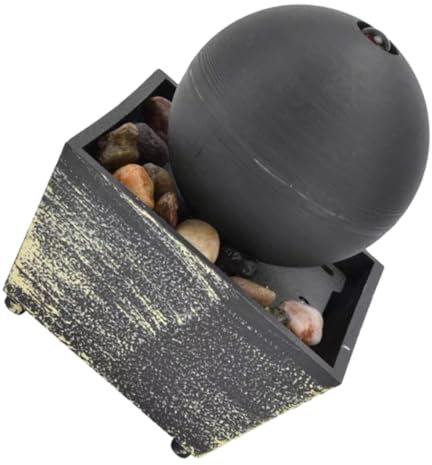 Cabilock Fontaine De Table sans Fil Mini Fontaine À Eau pour Décoration Intérieure Ornement De Jardin Zen Exquis