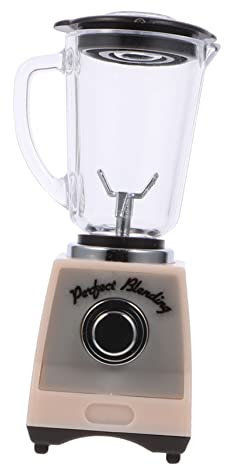 OFFIGAM Miniatur Entsafter Mini Mixer Puppenhaus Küchenzubehör Entsafter Entsaftermaschinen Kleiner Mixer Mini Mixer Smoothie Mixer Lebensmittel Mixer Kunststoff