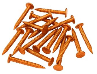 Copper Clout Nails – Pure Solid Copper Roofing Nails for Felt, Sheeting, Tree Stump Removal – Rustproof Outdoor Fixing – Various Pack Sizes (30mm x 3.35mm, 100 gram)