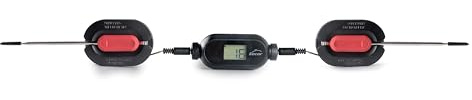 Lacor 62244 - Thermomètre BBQ Bluetooth avec 2 sondes en acier | Fabriqué en acier inoxydable de qualité alimentaire; haute résistance à la corrosion et usure quotidienne