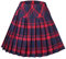 Urban GoCo Donna Versatile Plaid Pieghe Mini Gonna da Plissettata Vita Elastica Scozzese Gonna #1 Rosso 2XL