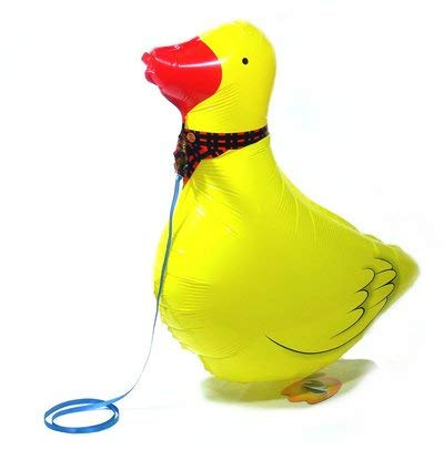 Airwalker Ballon Küken - laufendender Tier Luftballon Helium Walking Folienballon Deko für Kinder Geburtstag Party Hochzeit Kinder Geschenk JGA Dekoration Tierballons laufen