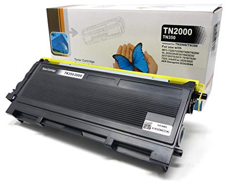 Kompatibel Toner als Ersatz für Brother TN-2000 für DCP-7010 DCP-7010L DCP-7025 HL-2020 HL-2030 HL-2040 HL-2070N MFC-7225N MFC-7420 MFC-7820 MFC-7820N Fax 2820 2920 Schwarz