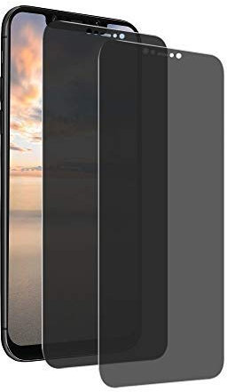 MoEvn Gehärtetes Glas Anti-Spy für OnePlus 6, 3D Full Screen Privacy Gehärtetes Glas Schutzfolie 9H Gehärtetem Gehärtetes glasfolie 2 Stück Folie Sichtschutz für OnePlus 6 (6.28)