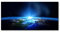 Tulup Glas-Bild Wandbild aus Glas - Wandkunst - Wandbild hinter gehärtetem Sicherheitsglas - Dekorative Wand für Küche & Wohnzimmer 140x70 - Weltall & Science-Fiction - Planet Erde - Blau