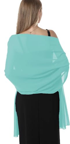 Hotshawl Chiffon-Schal für Damen, formell, klassisch, Hellgrün (Chiffon), One size