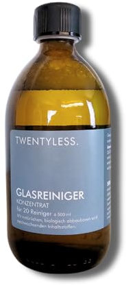 Twentyless Glasreiniger Konzentrat, 500 ml