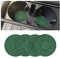 4 Pack Car Coasters for Cup Holder, 2.68 Inch Anti-Slip Silicone Auto Insert Cup Coaster, Non-Slip Vehicle Cup Mats for Women and Men, Interior Accessories Universal for Most Cars, SUV (Green)
