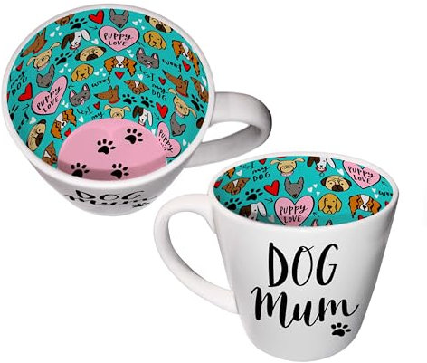 WPL Gifts Inside Out Dog Mum Mug with Gift Box (ISO176)