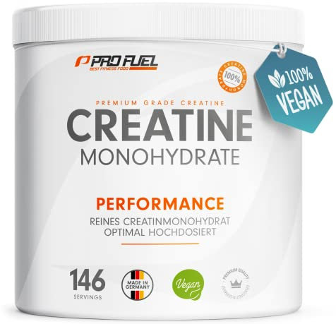 Creatina monoidrata polvere 500g - Creatina monoidrato micronizzata ad alto dosaggio - Creatina pura in polvere senza additivi, 100% vegana - testata in laboratorio, con certificato - per 146 giorni
