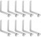 SG Store 10 STÜCKE Zeltstangenclips Edelstahl Kajakpaddel Federschnappklemmen 6mm Zeltstangendruckknopf Federklemmen für Kanu Kajakpaddel Zeltstangen