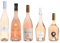 LOT Vins Rosés : 1 Lion et dragon Château Roubine / 1 Minuty M / 1 Whispering angel / 1 Miraval / 1 Noun Haute Pommieres / (5x75cl)