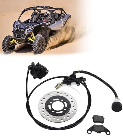Go-Kart-Hydraulik-Hinterrad-Scheibenbremssattelsystem, Go-Kart-Bremssatz für 50 Cc, 110 Cc, 125 Cc, 150 Cc, 200 Cc, 250 Cc, Dirt Bike, Quad, ATV, Go-Kart, Go-Kart-Bremsen,
