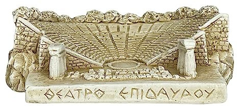 Epidaurus antikes griechisches Theaterstatue, Skulptur, Steinguss, Heimdekoration, klein