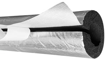 Flexibel Thermo Isolierung Schaumstoffschlauch für Griffgriffstütze Rohrisolierung Wasserleitung Klimaanlage Oder Heizungsrohre Isolieren Rohrschale für Warmwasser Rohre Kabel für Den Außenbereich ( S