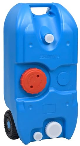 Festnight Camping Wassertank 40L Frischwassertank Abwassertank Camping Wasserkanister Wassertank Wassertaxi Kaniste Roll Tank Wohnwagen Wohnmobil