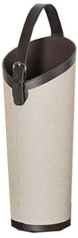 MIDUNU Schirmständer aus Leder, Schirmeimer für den Eingangsbereich, freistehender Schirmhalter, Organizer/Stil 2