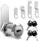 shinfly Candado para buzón, 30 mm, con 5 diferentes, 4 llaves, cerradura para buzón, buzón, Drawer, puertas de armario