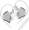 KZ ZSN PRO 2 in Ear Monitor Headphones, 1BA+1DD 5 Driver IEM Earphones, Metal Cover Gaming Earbuds, HiFi Wired Earbuds, with 2 Pin Detachable Cable, for Musicians DJ Drummer Audiophile