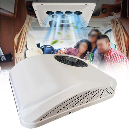 MAYFABD RV Air Conditioner Car Electric RV Roof Air Conditioner Portable 12V 24V DC Air Conditioner In Car AC Unit RV Air Conditioner For Heating And Cooling On The Roof Conditioner,12V
