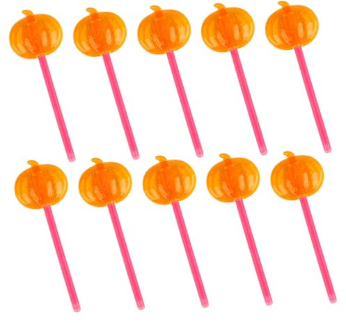 CIYODO 10 Stück Halloween-knicklichter Aus Pe-material Leuchtstäbe Für Party-dekoration Leuchtstäbe Knicklichter Satz
