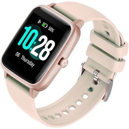 OUTPUTBT Silikon Uhrenarmbänder 19mm Kompatibel mit GRV FC1 Ersatzarmband für HAMA 4900/5910 Armband Veryfitpro ID205L Kompatibel mit Fitpolo H205L LETSACTIV ID205S Vowtop ID205U UMIDIG1 Damen Herren