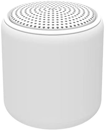 AOMiGT Bluetooth Lautsprecher Klein, Tragbarer Kabelloser Mini Lautsprecher Boxen, Mini Lautsprecher, Bluetooth Mini Lautsprecher Tragbar Speaker, Outdoor Speaker Klein für Dusche, Reisen (Weiß)