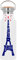 Bouteille Inox Gourde Thermo Isotherme - Bonjour Paris Tour eiffel France Voyage Ville Vacances - 500 ml (17 oz)