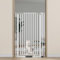 Semiocthome Extra Tall Pet Gate 130cm Height Safety Gates for Dogs and Cats, Pressure Fit 78-90cm Wide, 90°Two Way Open, Auto Close Tall Stair Gate, Metal Walk Thru Gates for Doorway Bedroom - White