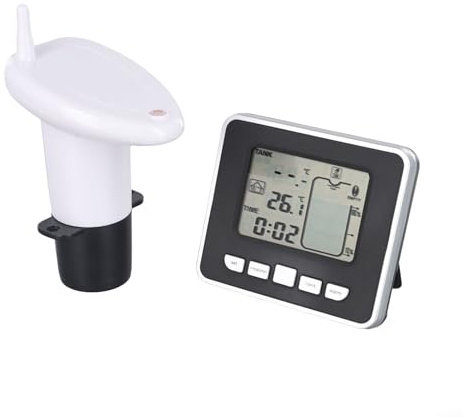 Alanmoship Tank Liquid Level Gauge,Digital Level Gauge Water Tank Oil Tank For Sonic Liquid Level Sensor Rainwater Tanks For Cistern Monitoring System
