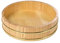 Reis-Sushi-Holzschale, Eimer, wiederverwendbar, japanisches Dampfgarer, Lebensmittel-Serviertablett, Holzbox, japanisches Dampfgarer (24 cm)