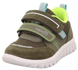 Superfit Jungen Sport7 Mini Sneaker 1-006203 Strassenschuhe, Grün Gelb 7020, 30 EU