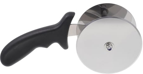 Sosoport 1 Pezzo Tagliapizza in Acciaio Con Manico, Utensile Per Tagliare Pizza e Prodotti Da Forno, Rotella Di Taglio Rotante in Acciaio, Caratteristiche Anti-taglio Per Sicurezza