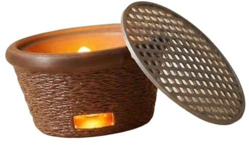 JWQFBC Estufa en Miniatura para Casa de Muñecas, Chimenea, Juguete de Cocina de Resina con Efecto de Luz para en Miniatura, Artículo de Regalo para, Style a