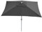Mendler Parasol de jardin N23 rectangulaire inclinable en polyester/aluminium Anthracite 2 x 3 m 4,5 kg