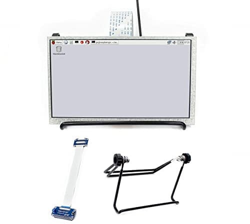 IBest 7 inch TFT LCD Display 1024x600 IPS Screen Monitor with DPI Interface for Raspberry Pi 3 B+/3 B/2 B/Zero/Zero W Support Raspbian, Ubuntu, OSMC
