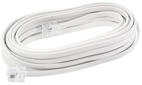 Cable telefónico RJ11/RJ45, Longitud 5 m