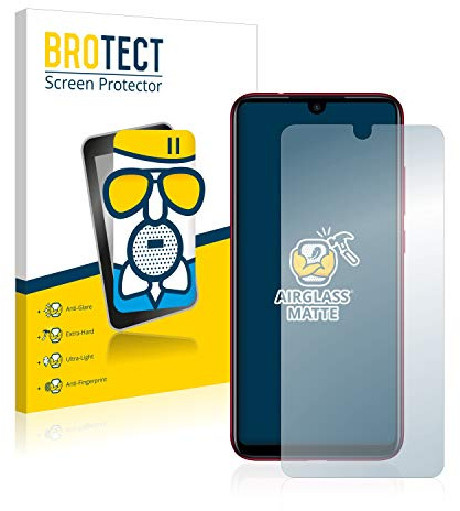 BROTECT Entspiegelungs Schutzglas für Xiaomi Redmi Note 7/7 Pro / 7S Schutzfolie Panzer Folie Glas Matt [Extrem Kratzfest 9H, Anti-Reflex]
