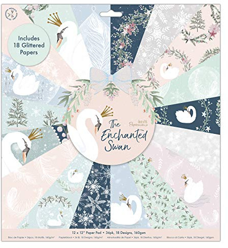 Papermania Decorative Scrapbooking Paper, Multi-Colour, 12x12 PMA 160332