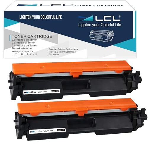 LCL Kompatibel Toner 94A CF294A (2Schwarz) für HP LaserJet Pro M118, M118dw, M148, M148dw, M148fdw, M148Fw, M149, M149fdw mit Hochglanzdruckeffekt und optimierter Übertragungsrate