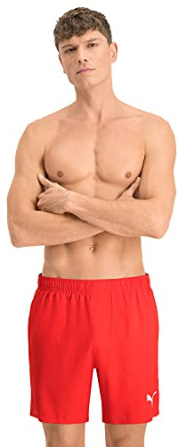 PUMA Shorts Pantaloncini, Rosso, XL Uomo