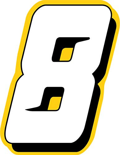 Sticker Aufkleber Nummer Rennen Rallye Motocross Höhe 10 cm